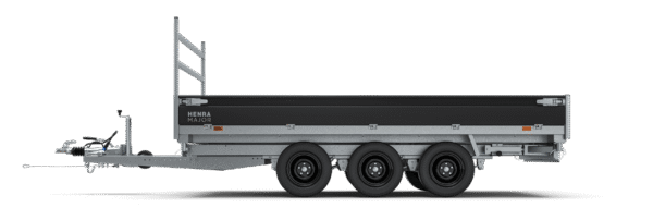 Henra Plateauwagen 453×202 Black 3500kg