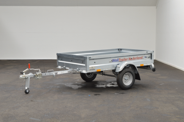 Walltrailer met zijschotten