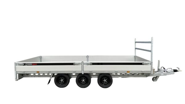 Henra Plateauwagen 401×185 3500Kg Tridem